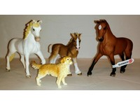 schleich horse club 42344 riding centre with rider and horses figurine